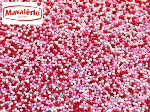 Mavalerio Valentine Nonpareils Sprinkles 1oz 